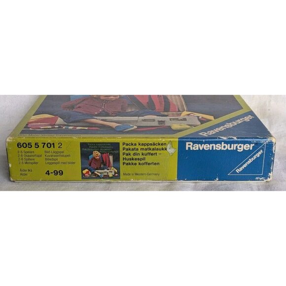 1973 Ravensburg Game Scandinavian Memory Packa Kappsacken Your Suitcase Vtg 70s - Picture 7 of 15